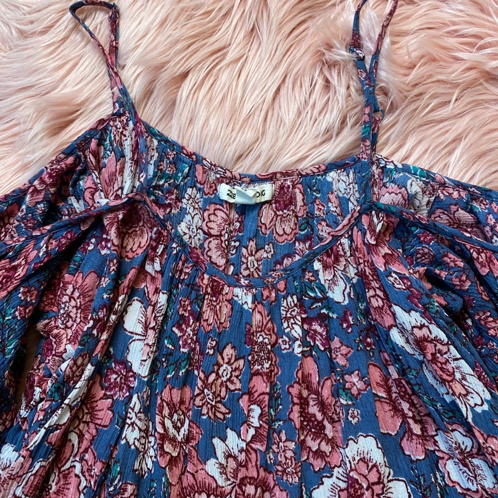 BILLABONG COLD SHOULDER FLORAL TOP - Picture 4 of 7